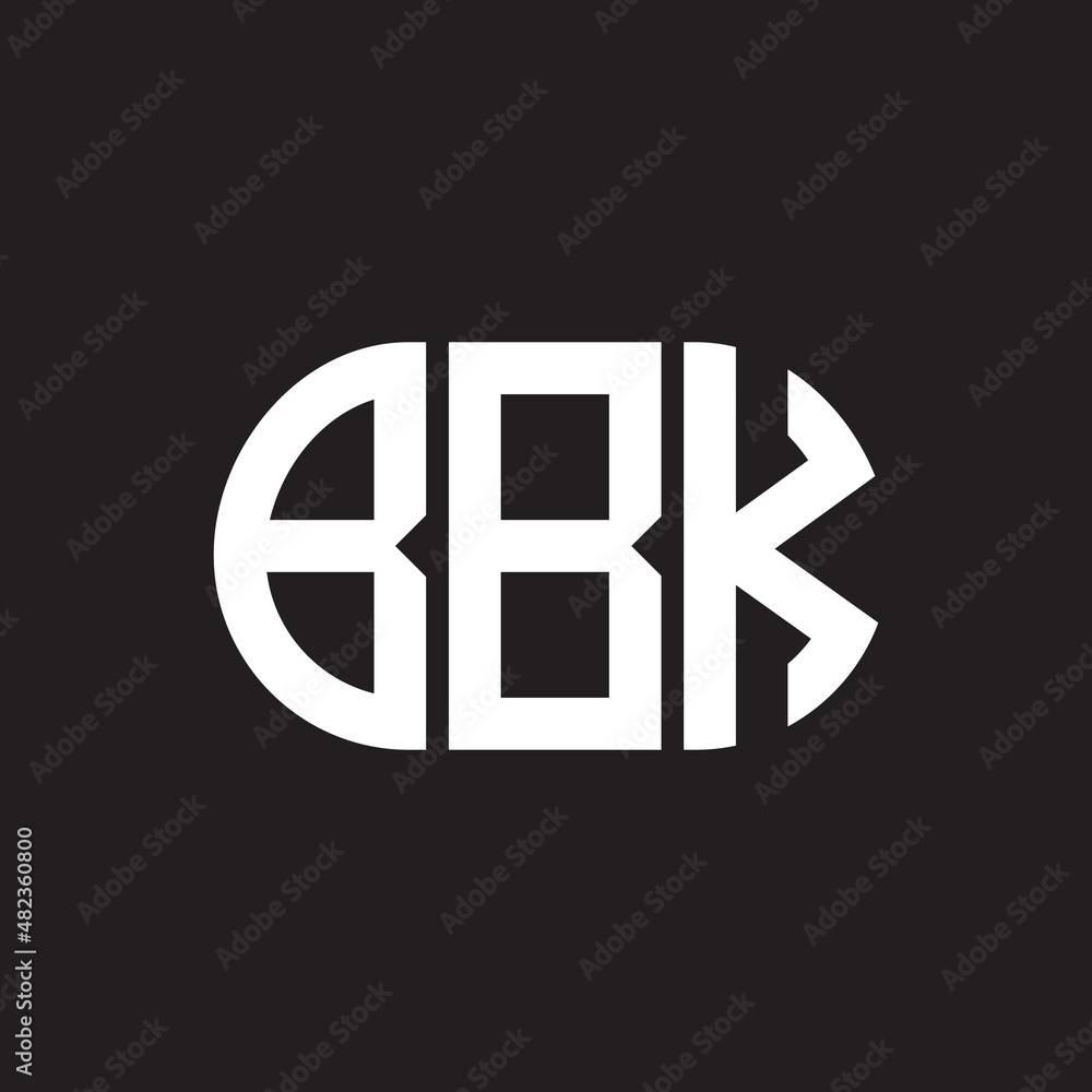 BBK letter logo design on black background. BBK BBK letter logo design on black background. BBK
