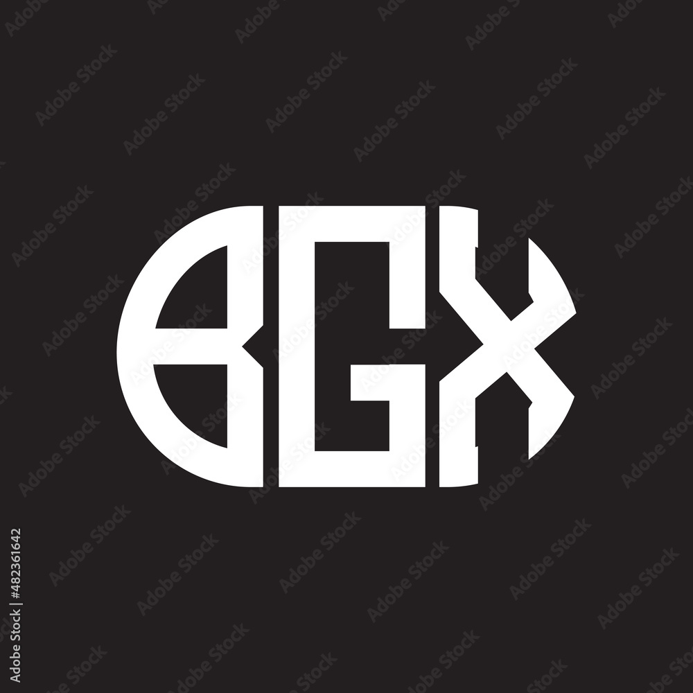 BGX letter logo design on black background. BGX BGX letter logo design on black background. BGX