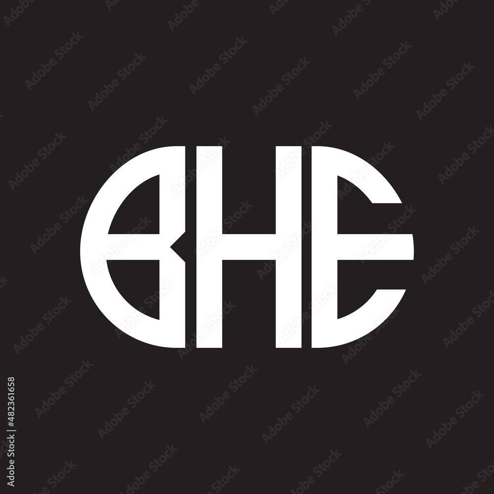 BHE letter logo design on black background. BHE BHE letter logo design on black background. BHE