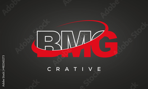 BMG letters creative technology logo design	 photo
