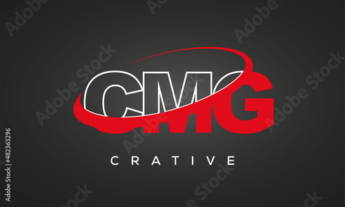 CMG letters creative technology logo design 