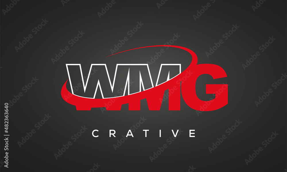 WMG letters creative technology logo design	