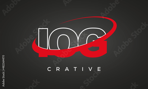 IOG letters creative technology logo design photo
