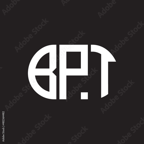Free Download BPT letter logo design on black background. BPT - GFXLoad