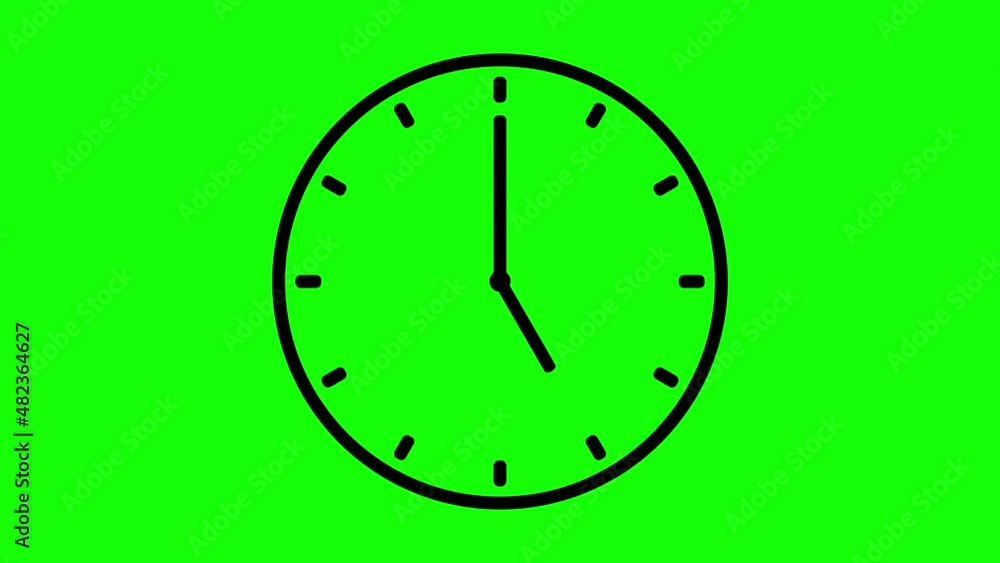 Animation of a clock with rotating time pointers. Watch shows the running time. Counting 24 Hours. Clock with moving arrows. Motion graphics on green screen and chroma key background.
Animation of a clock with rotating time pointers. Watch shows the running time. Counting 24 Hours. Clock with moving arrows. Motion graphics on green screen and chroma key background.