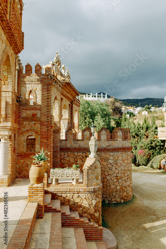 Wallpaper Mural Colomares Monument Castle, dedicated to Christopher Columbus. Benalmadena Malaga Spain. Torontodigital.ca