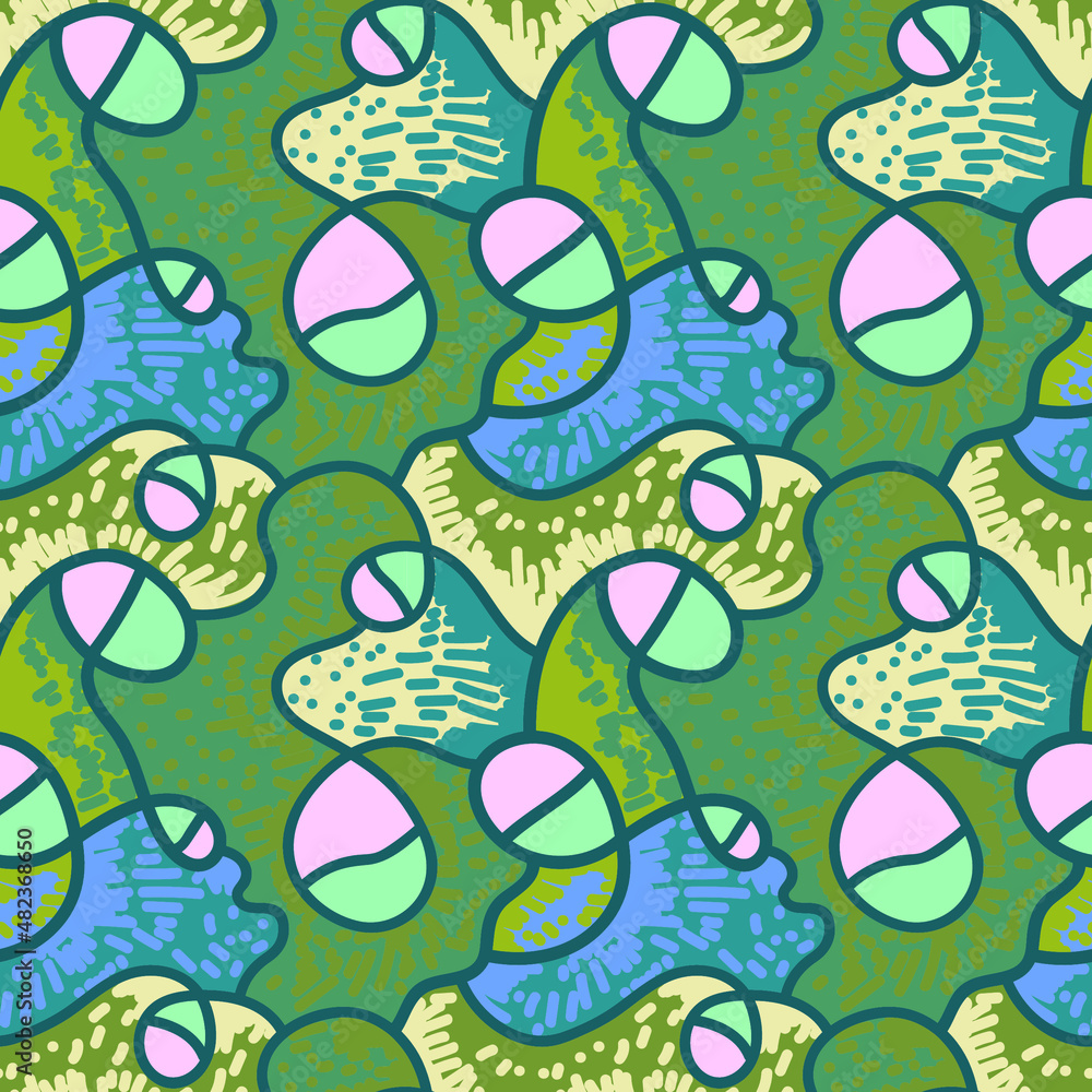 Seamless abstract vector hand drawn unique pattern Seamless abstract vector hand drawn unique pattern
