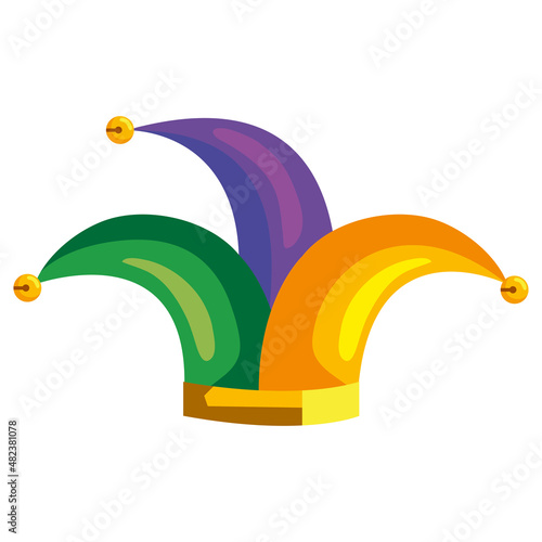 mardi gras joker hat