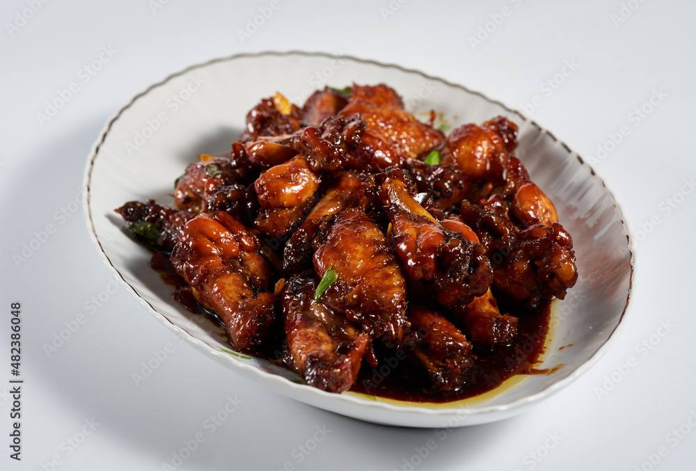 Caramelised chicken wings, asian recipe Caramelised chicken wings, asian recipe