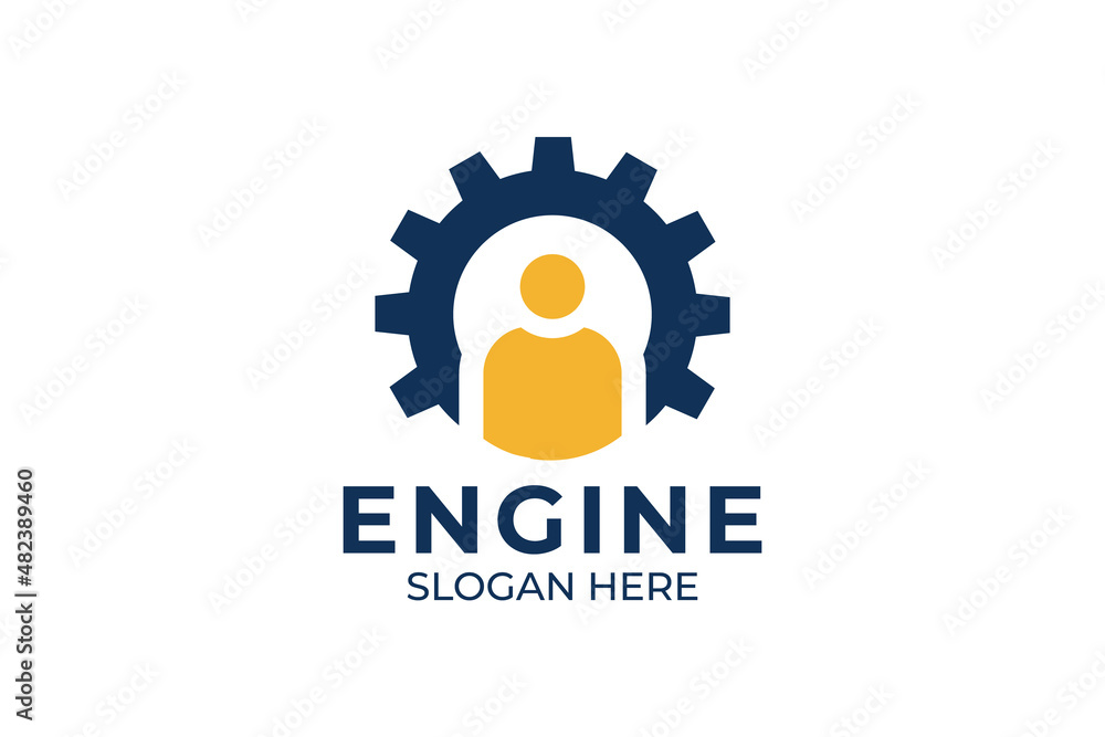 set of design logos for industry and companies set of design logos for industry and companies