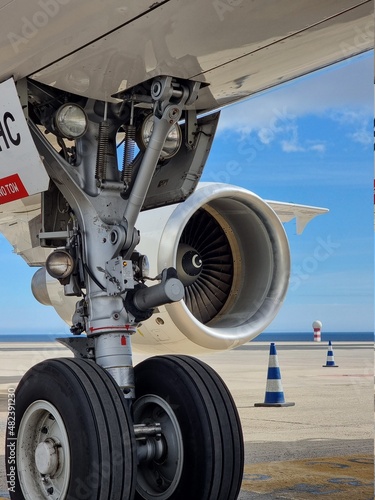 Airplane on ground