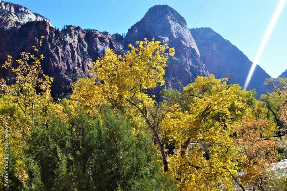 Zion National Park is a southwest Utah nature preserve distinguished by Zion Canyon’s steep red cliffs. 