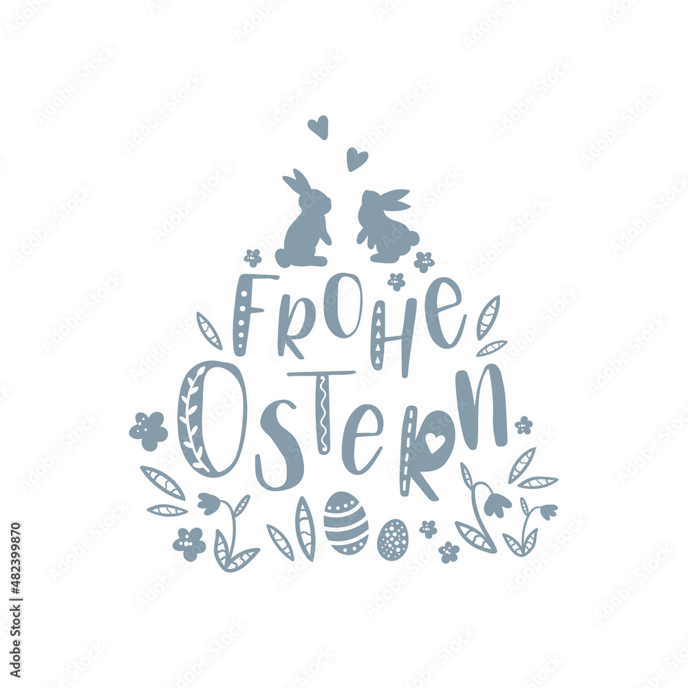Cute hand drawn Easter design saying Cute hand drawn Easter design saying
