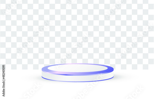 3d podium vector design on transparent white background. purple podium texture geometric circle shape. for product showcases and advertising mockups. modern templates