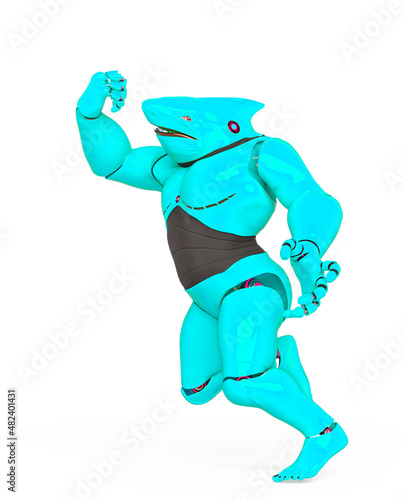 cyber shark is looking for truble