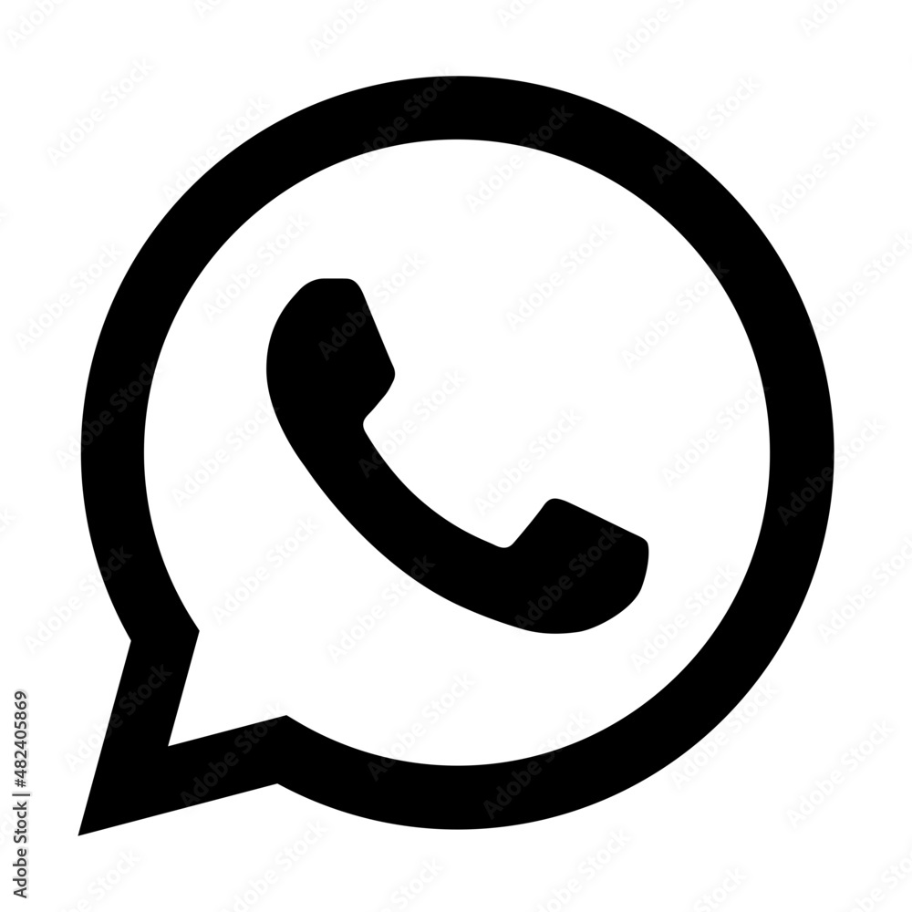 Whatsapp Icon, Whatsapp Vector, Whatsapp Emoji, Whatsapp Symbol Stock  Vector