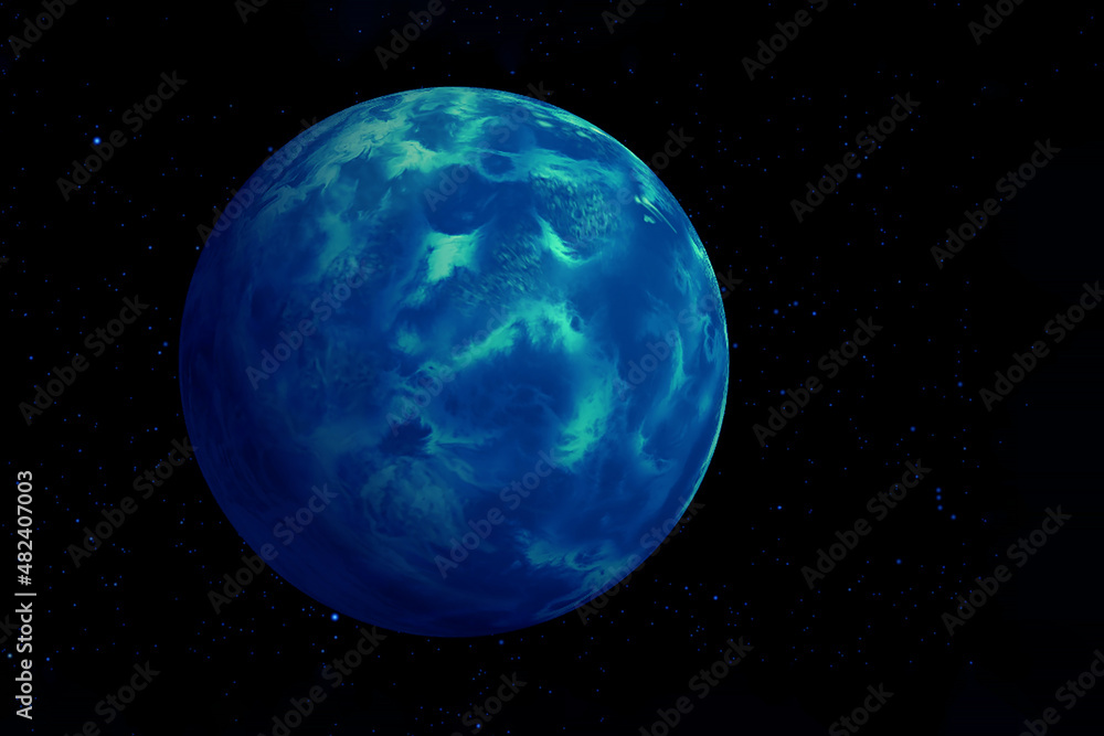 Distant exoplanet. Elements of this image furnished by NASA Distant exoplanet. Elements of this image furnished by NASA