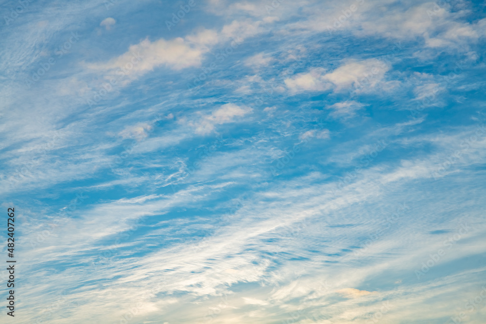 beautiful sky with white clouds