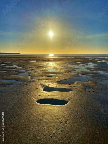 Aberavon beach at dusk