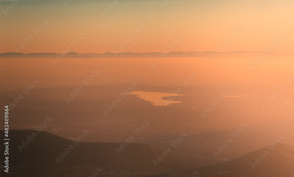 Picturesque view of Baola del Mundi with lake Picturesque view of Baola del Mundi with lake