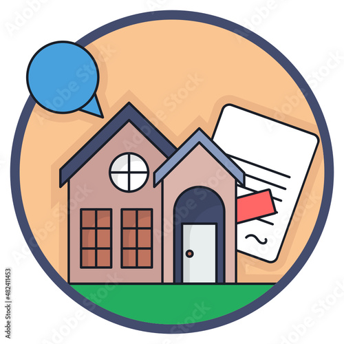 Home Lending or Loan Approved Vector Icon Design, urban and suburban house Symbol, Real Estate and Property  Sign, Financing an Apartment  Stock illustration, mortgage approval estimator Concept