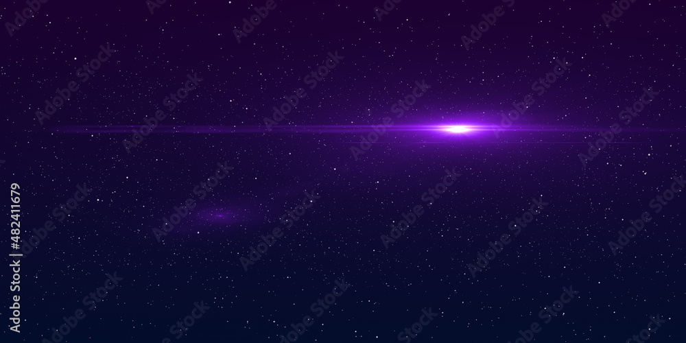 night light galaxy nebula background. stardust with light effect background.