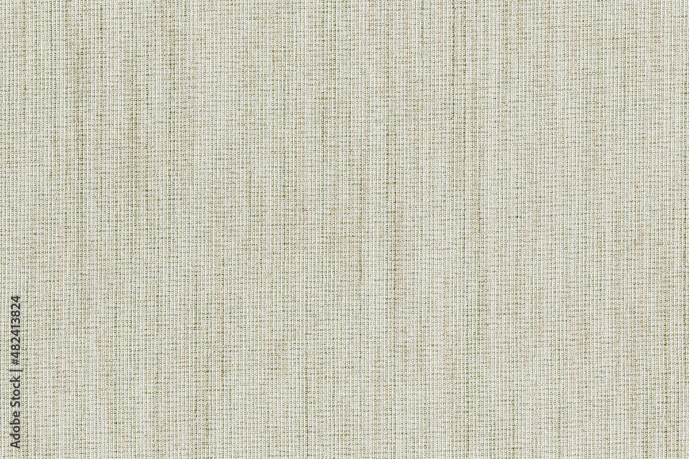 Fototapeta premium Closeup light brown, greenwith beige color fabric texture. Strip light brown fabric line pattern design or upholstery abstract background. Hi resolution image.