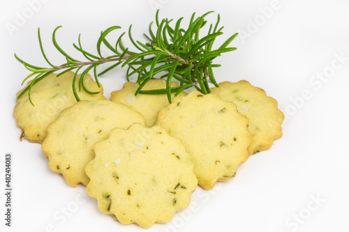 homemade rosemary butter shortbread biscuits