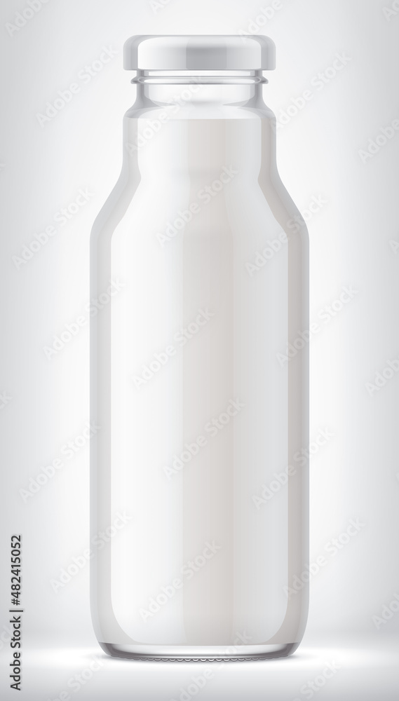 Glass Bottle on background. Glass Bottle on background.