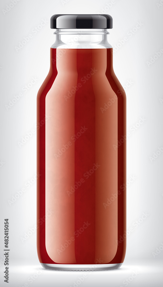 Glass Bottle on background. Glass Bottle on background.