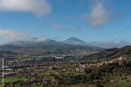 View of Teide volcano from La Laguna in Tenerife Island, Canary Islands © Ricardo Canino