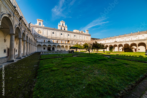 Naples Campania Italy. The Certosa di San Martino is a former monastery complex, now a museum, in Naples,.