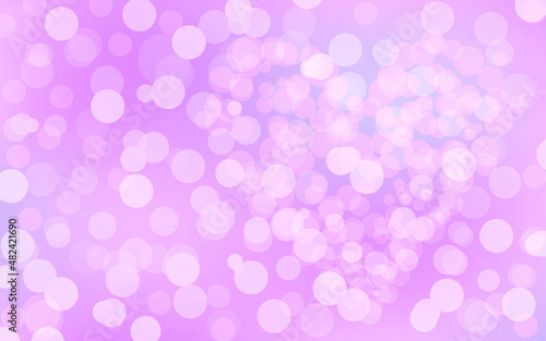 Valentine pink bokeh soft light abstract background, Vector eps 10 illustration bokeh particles, Background decoration