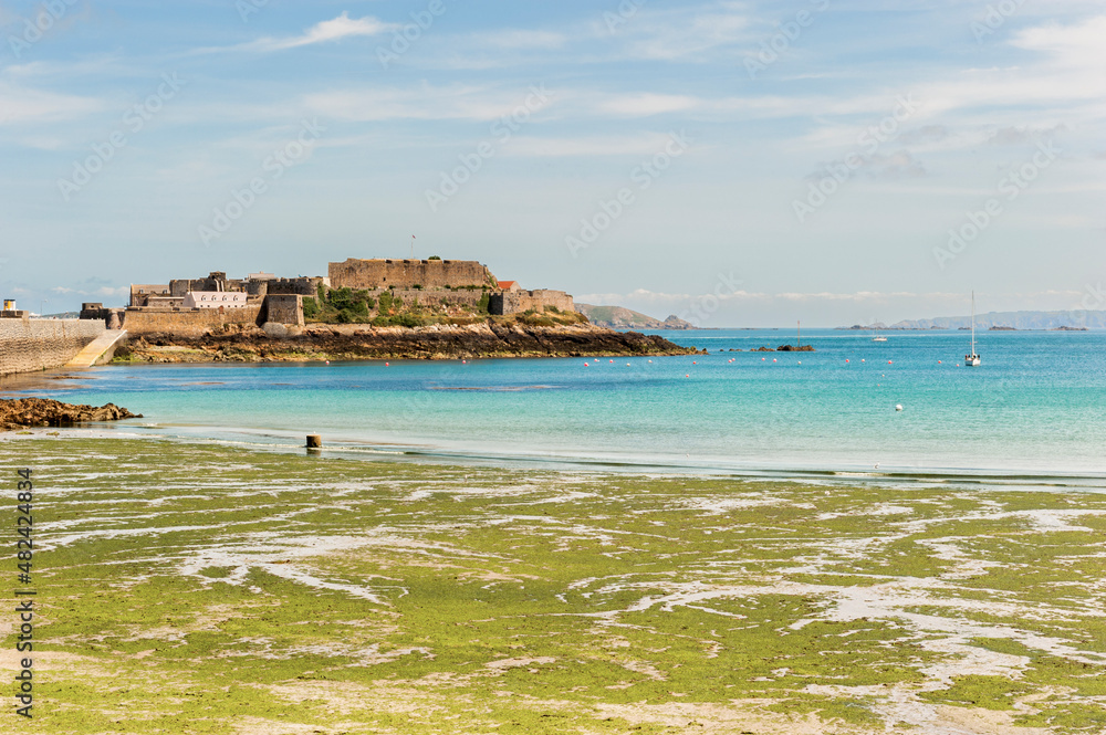 Castle Cornet in St Peter Port, Guernsey in the channel Islands