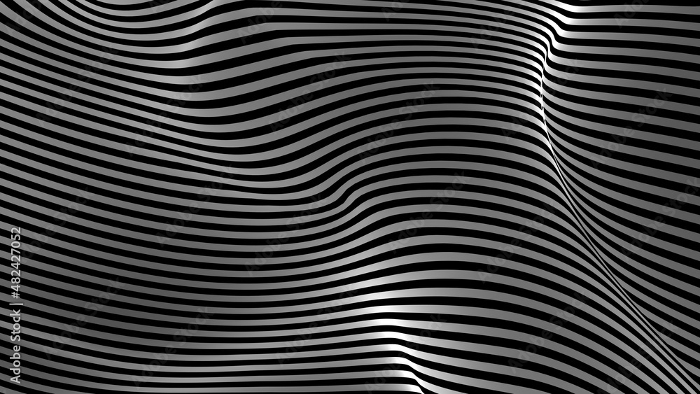 Black and white curve wave line abstract background. Black and white curve wave line abstract background.