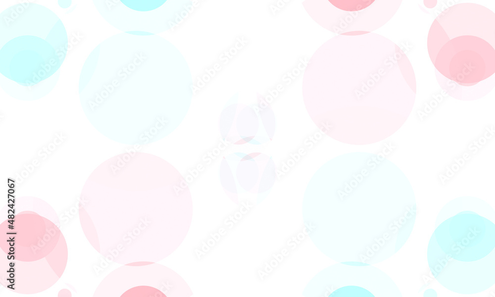 Abstract red blue circles on white background. Modern graphic design element. Abstract red blue circles on white background. Modern graphic design element.