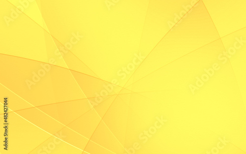 Yellow color curve wave line abstract background.