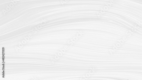 Abstract white gray background with waves luxury. 3d illustration, 3d rendering.