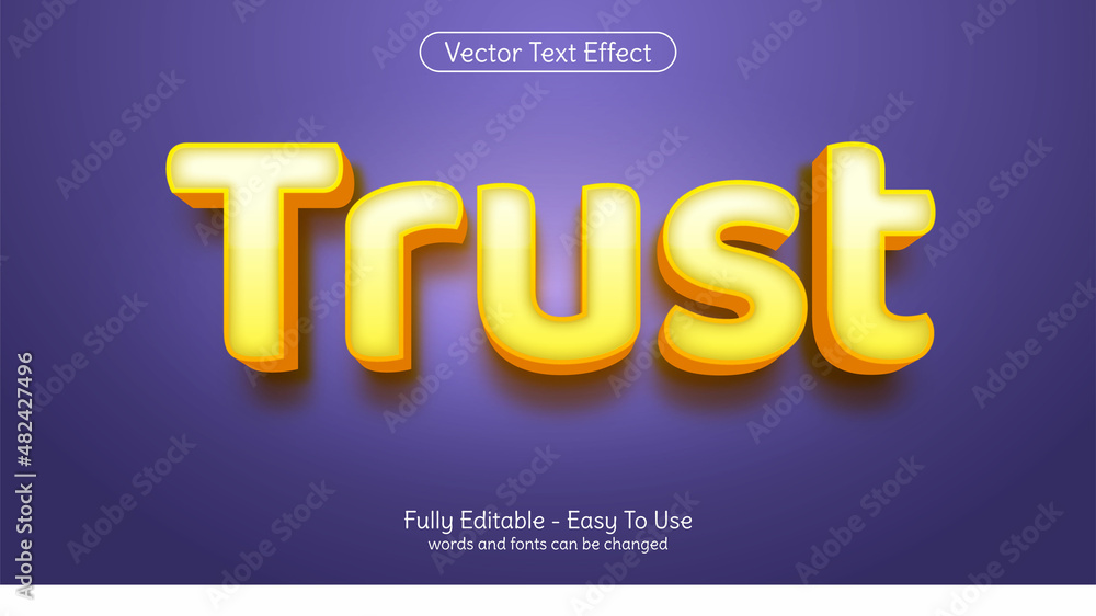 © BengkelDesign - Trust editable text effect template style © BengkelDesign - Trust editable text effect template style