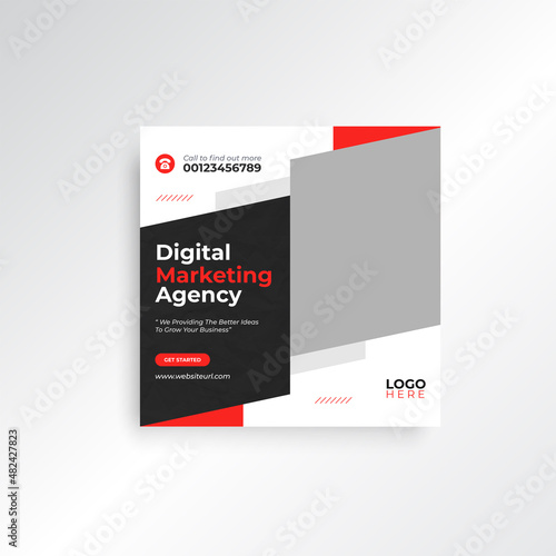 Business Marketing Social Media Post Banner Template 