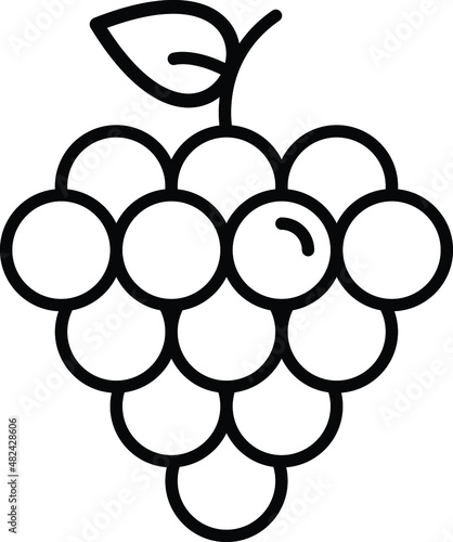 Grapes Icon Style