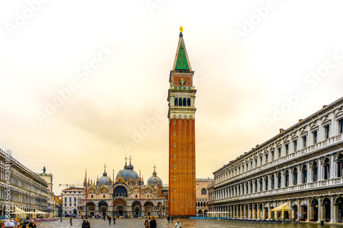 Piazza San Marco in Venice  Italy.