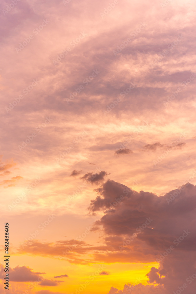 Fototapeta premium Abstract and pattern of cloud sky background