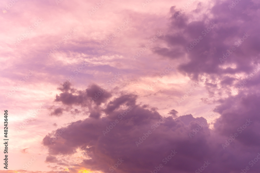 Abstract and pattern of cloud sky trend colors background,