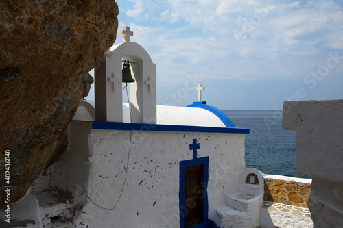 chapel of Saint George on Telendos island (Dodekanese islands, Greece) photo