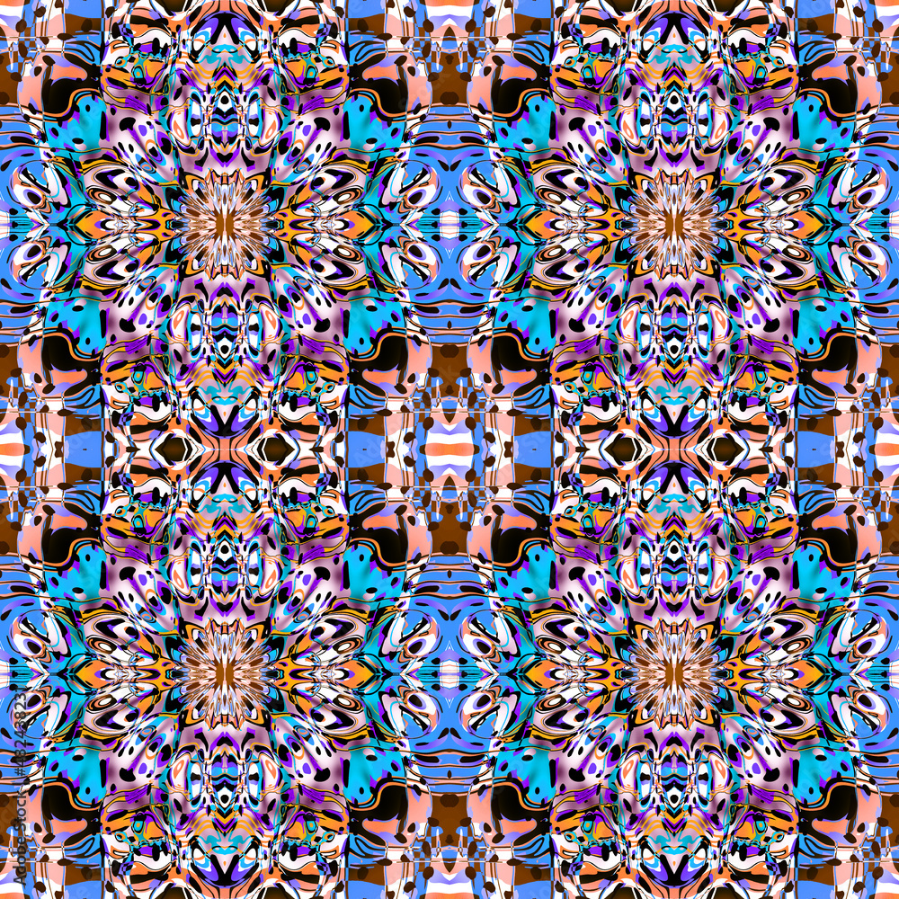 seamless abstract pattern. Textile pattern, geometric print pattern for textile design and fabrics.