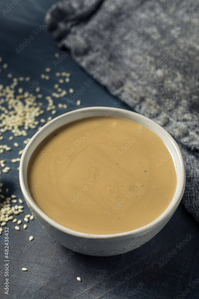 Homemade Organic Sesame Tahini Sauce Homemade Organic Sesame Tahini Sauce