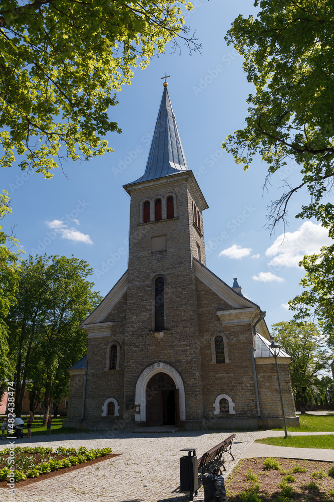 St. Jacob Lutheran Church in Tapa, Estonia.