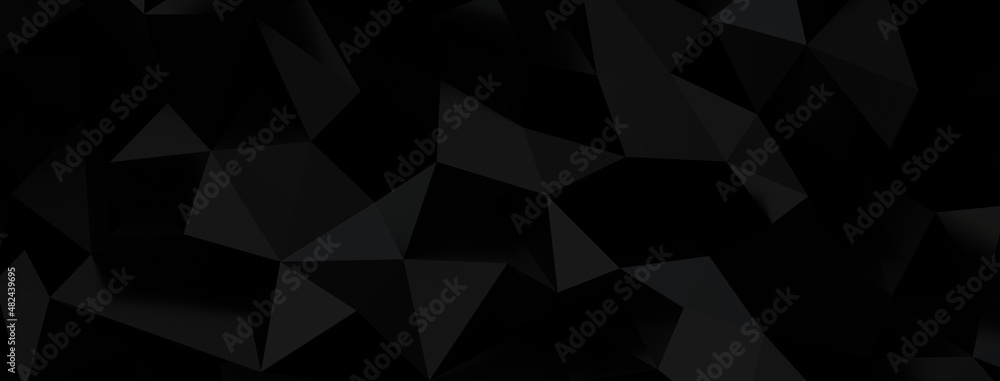 Obraz premium Abstract black wave paper cut design. Background for banners, posters, flyers, book covers