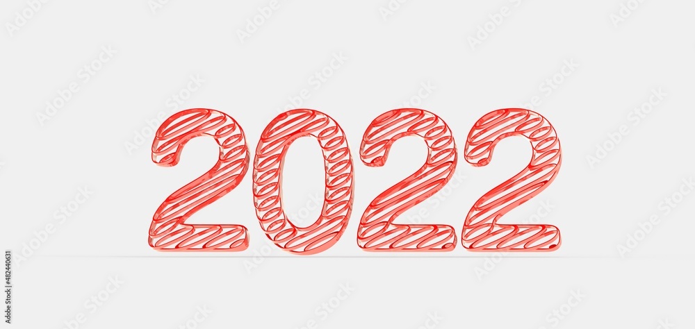 Typography design of 2022 with welcome 2022 concept design. Typography design of 2022 with welcome 2022 concept design.